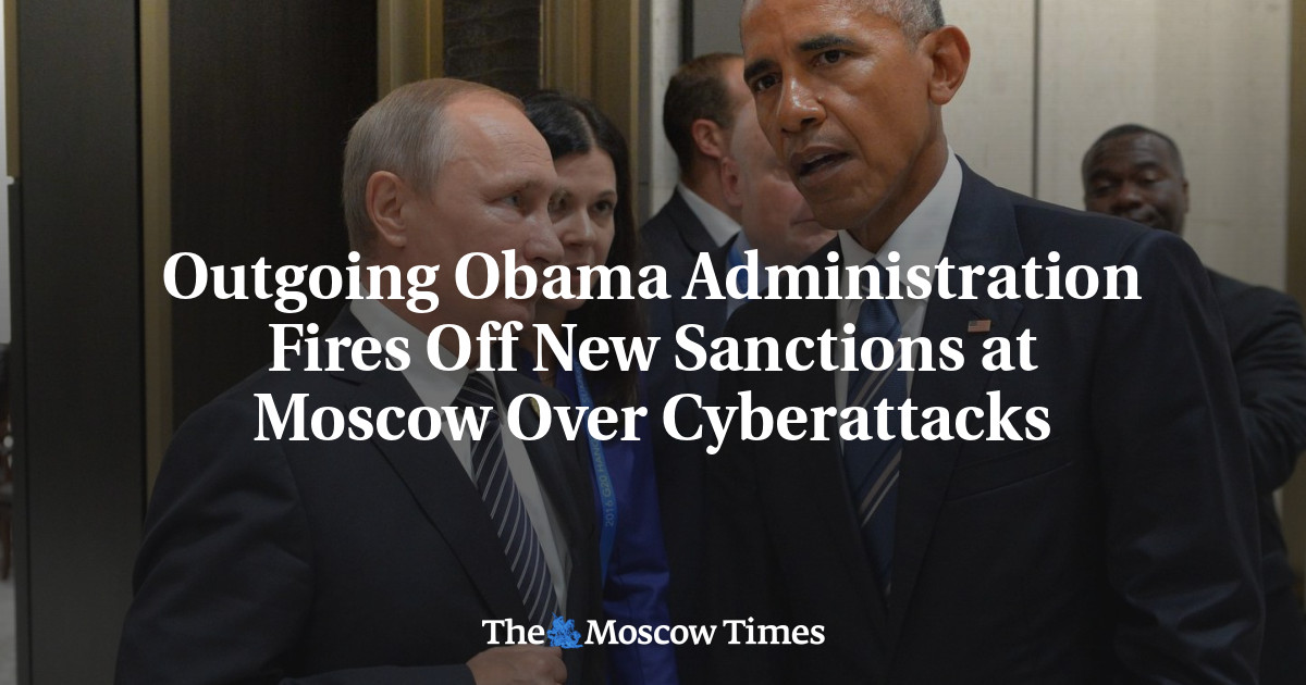 Pemerintahan Obama yang akan keluar mengeluarkan sanksi baru terhadap Moskow atas serangan siber