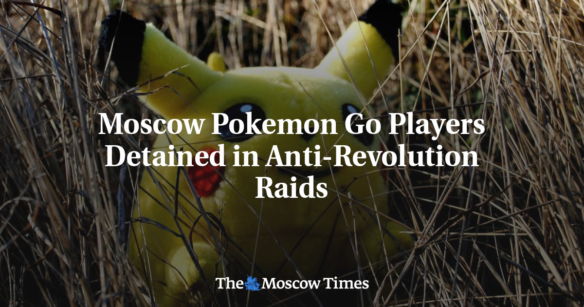 Pemain Pokemon Go Moskow ditahan dalam penggerebekan anti-revolusi
