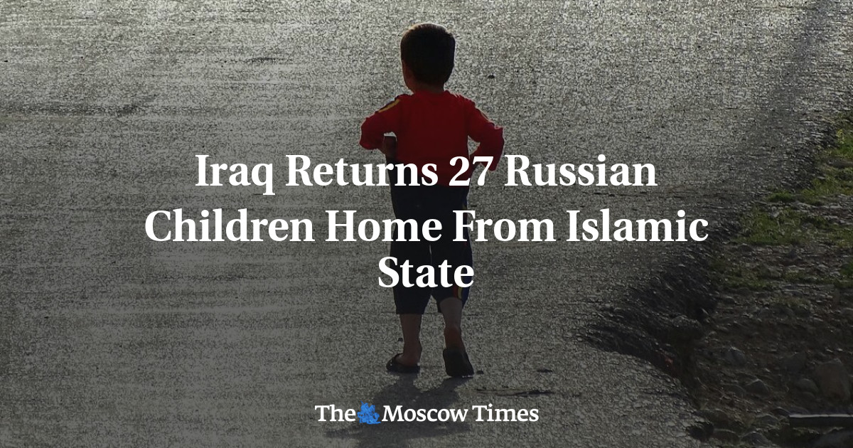 Iraq Returns 27 Russian Children Home From Islamic State