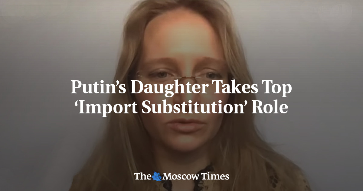 Дочь Путина играет идеальную роль «импортозаменителя»