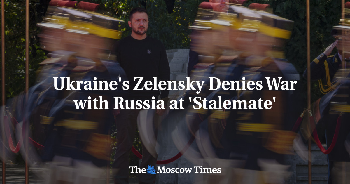 Ukraine's Zelensky Denies War with Russia at 'Stalemate'