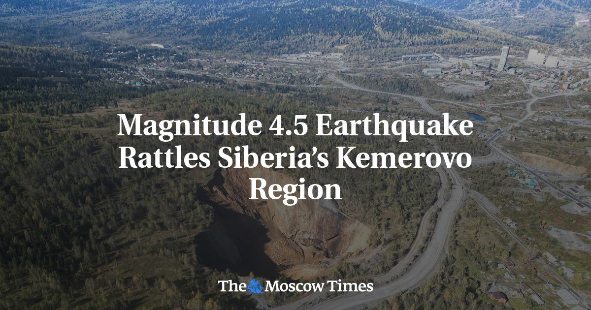 4.5 magnitude earthquake hits Kemerovo region in Siberia