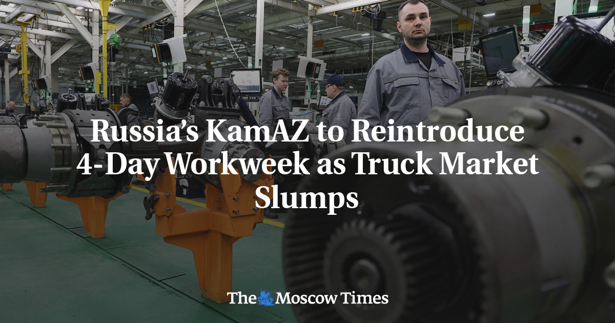 Russia’s KamAZ to Reintroduce 4-Day Workweek as Truck Market Slumps