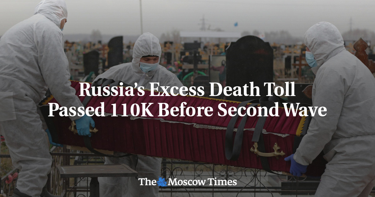 Russia’s Excess Death Toll Passed 110K Before Second Wave - The Moscow ...