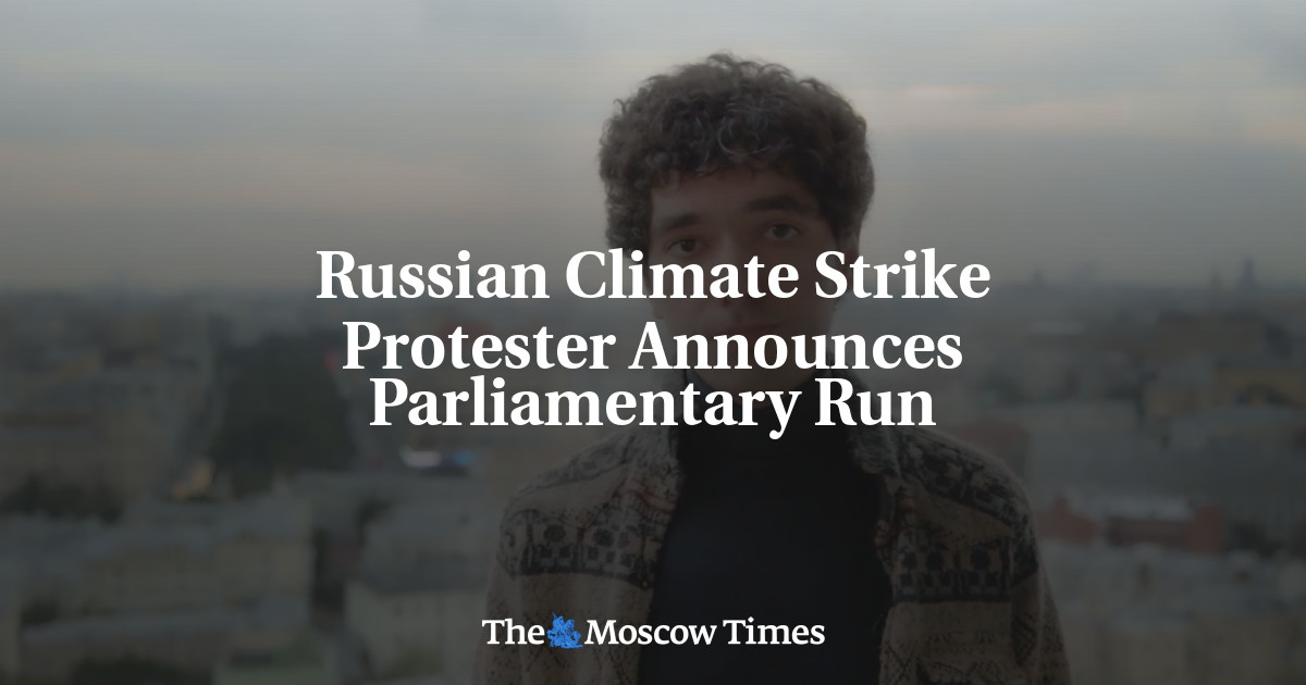 Pengunjuk rasa pemogokan iklim Rusia mengumumkan pemilihan parlemen