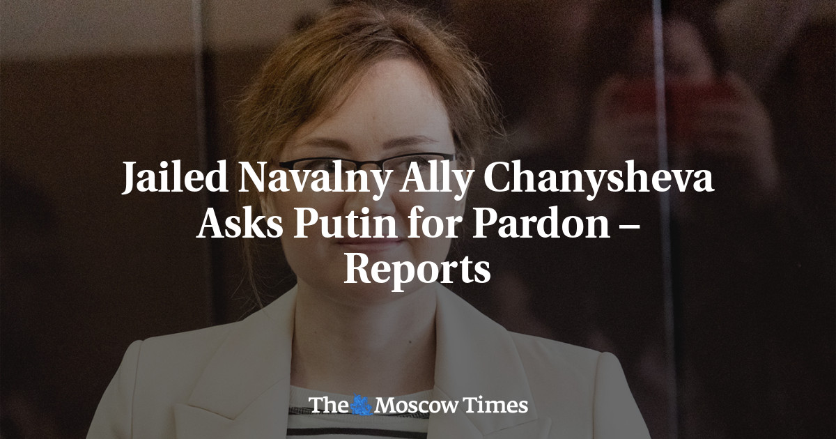 Jailed Navalny Ally Chanysheva Asks Putin for Pardon – Reports