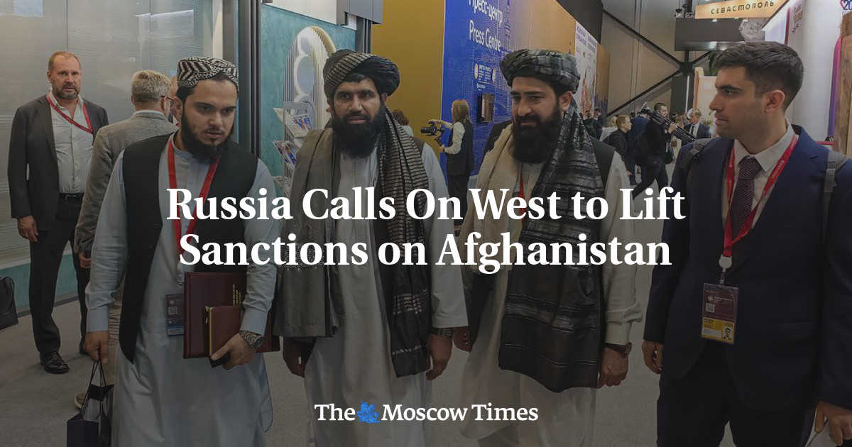 Russia Calls On West to Lift Sanctions on Afghanistan