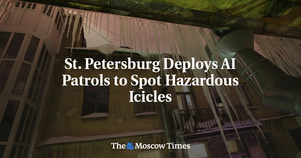 St. Petersburg Deploys AI Patrols to Spot Hazardous Icicles