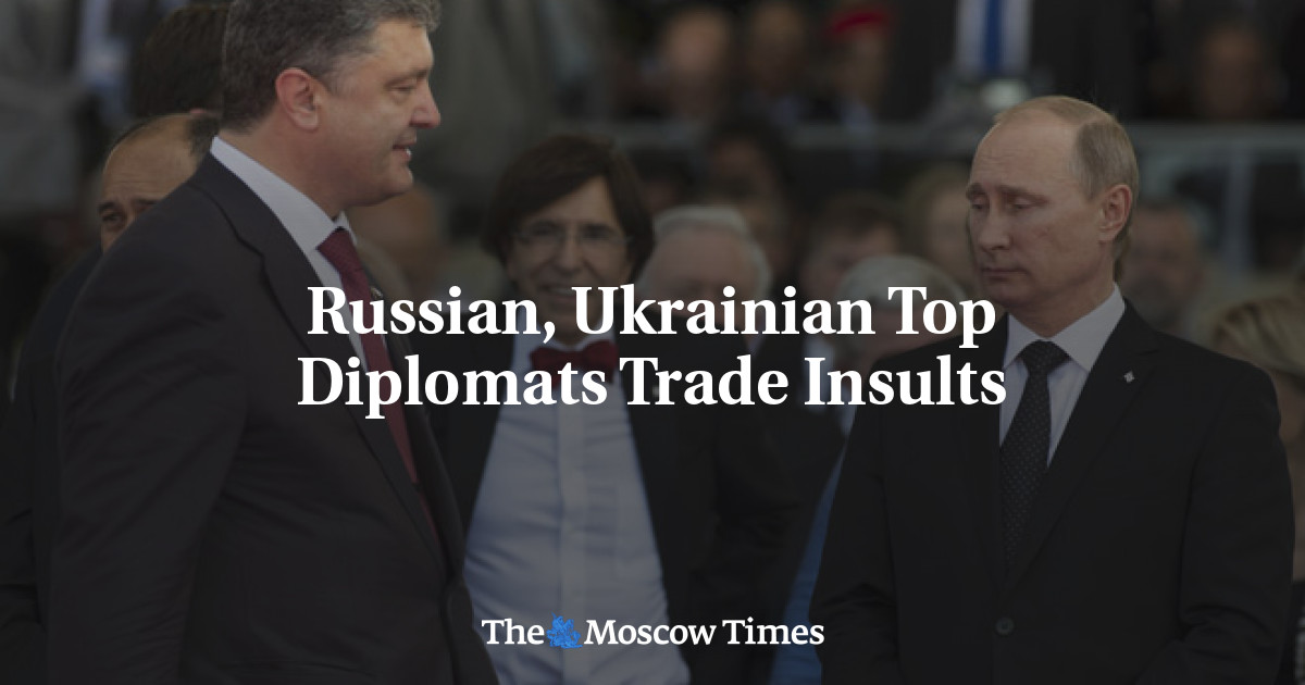 Penghinaan Dagang Diplomat Top Rusia dan Ukraina