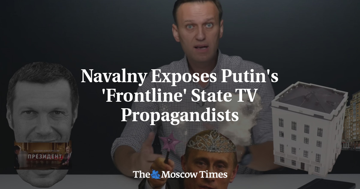 Navalny mengekspos propagandis TV negara ‘Garis Depan’ Putin