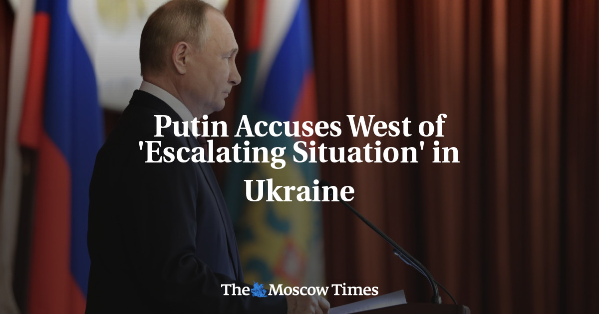 Putin menuduh Barat ‘meningkatkan situasi’ di Ukraina