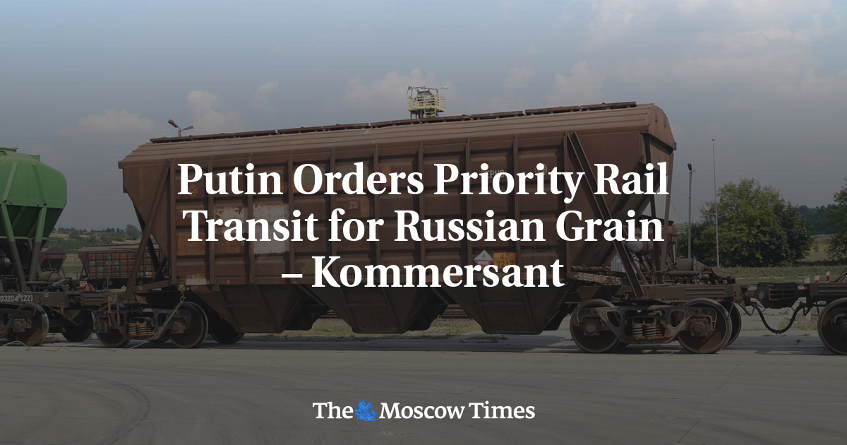 Putin Orders Priority Rail Transit for Russian Grain – Kommersant