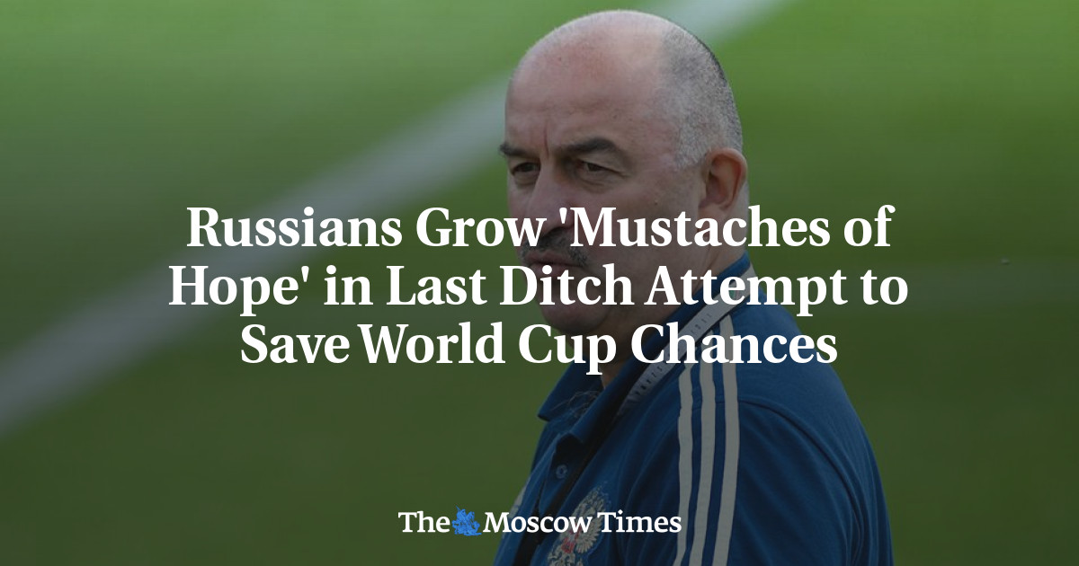 Warga Rusia menumbuhkan ‘Kumis Harapan’ sebagai upaya terakhir untuk menyelamatkan peluang Piala Dunia
