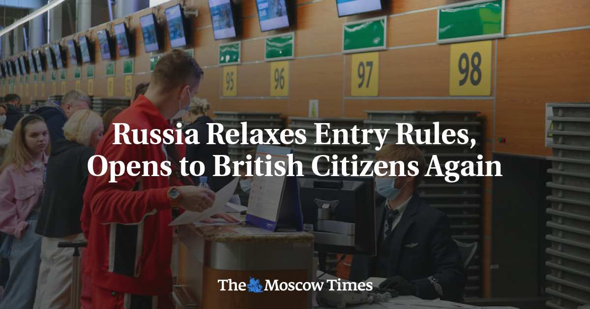 Rusia memudahkan aturan masuk, membuka kembali untuk warga negara Inggris