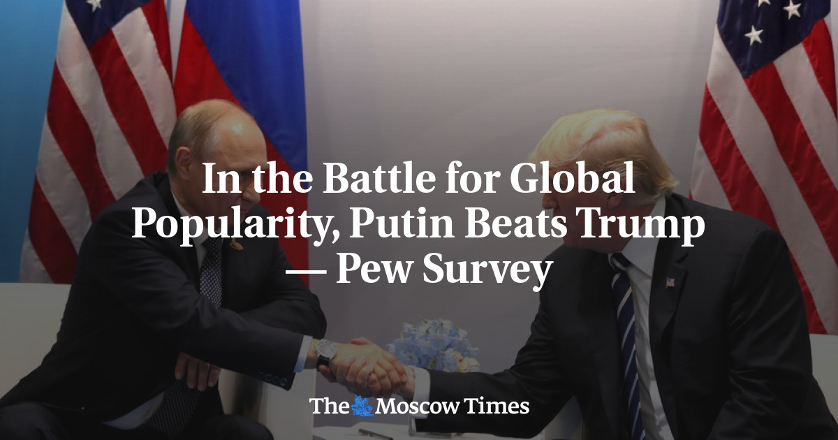 In the Battle for Global Popularity, Putin Beats Trump — Pew Survey