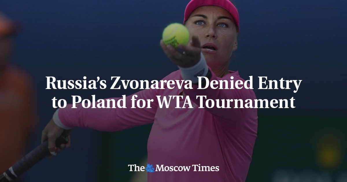 Звонаревой из России отказали в допуске в Польшу на турнир WTA