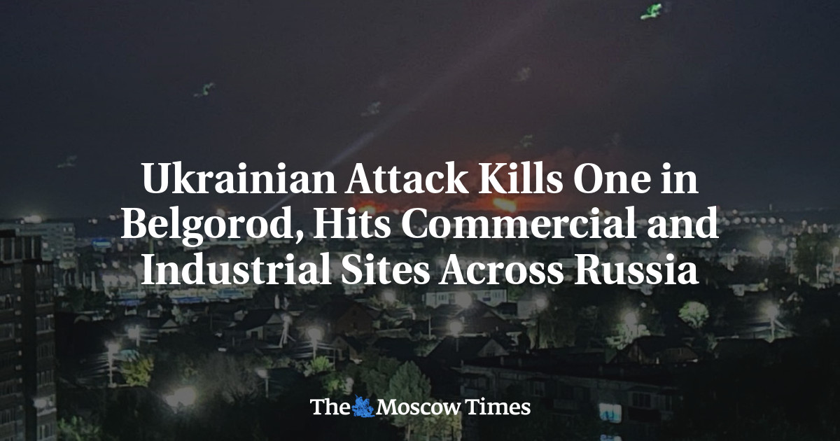 Ukrainian Attack Kills One in Belgorod, Hits Commercial and Industrial Sites Across Russia