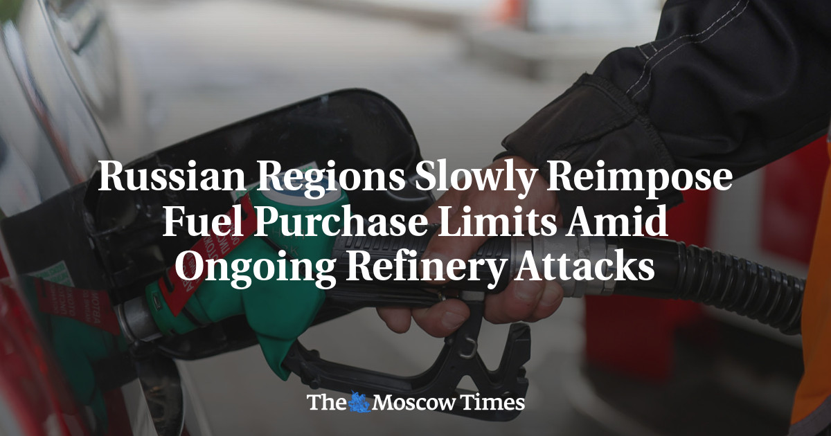 Russian Regions Slowly Reimpose Fuel Purchase Limits Amid Ongoing Refinery Attacks