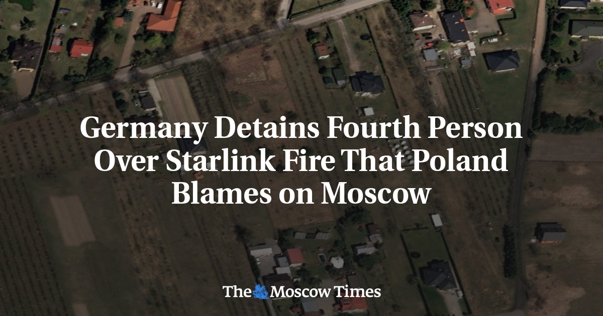 Germany Detains Fourth Person Over Starlink Fire That Poland Blames on Moscow
