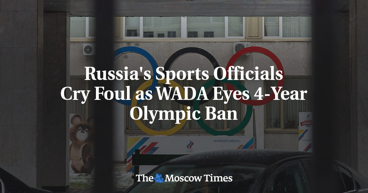 Pejabat Olahraga Rusia Menangis Saat WADA Mengincar Larangan Olimpiade 4 Tahun
