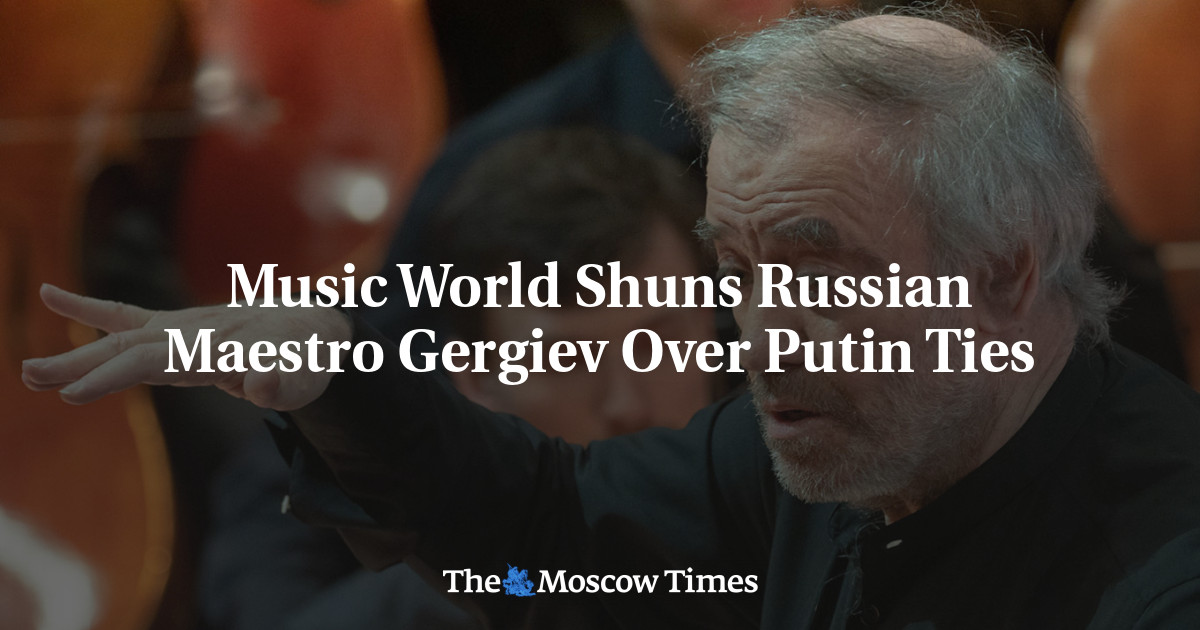 Dunia musik menjauhi Maestro Gergiev Rusia karena hubungan dengan Putin
