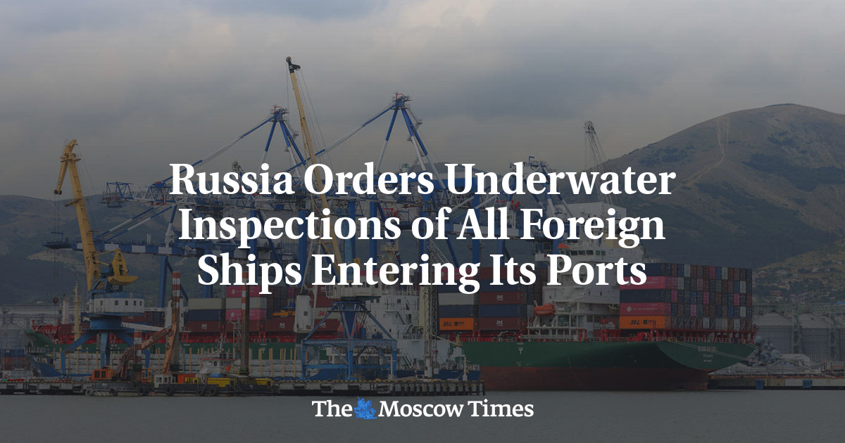 Russia Orders Underwater Inspections of All Foreign Ships Entering Its Ports