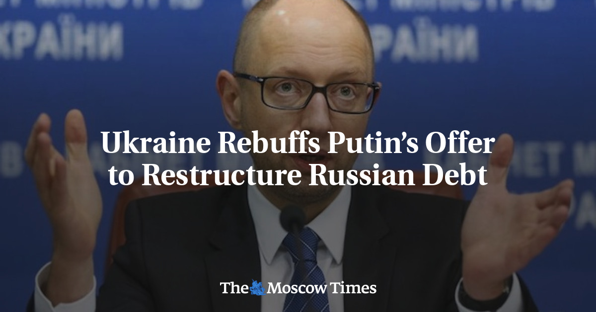 Ukraina menolak tawaran Putin untuk merestrukturisasi utang Rusia