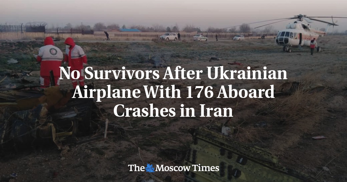 Tidak ada yang selamat setelah pesawat Ukraina dengan 176 penumpang jatuh di Iran