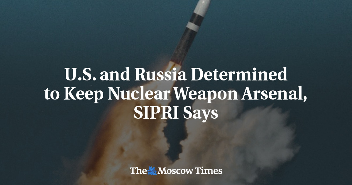 AS dan Rusia bertekad untuk mempertahankan persenjataan nuklir, kata SIPRI
