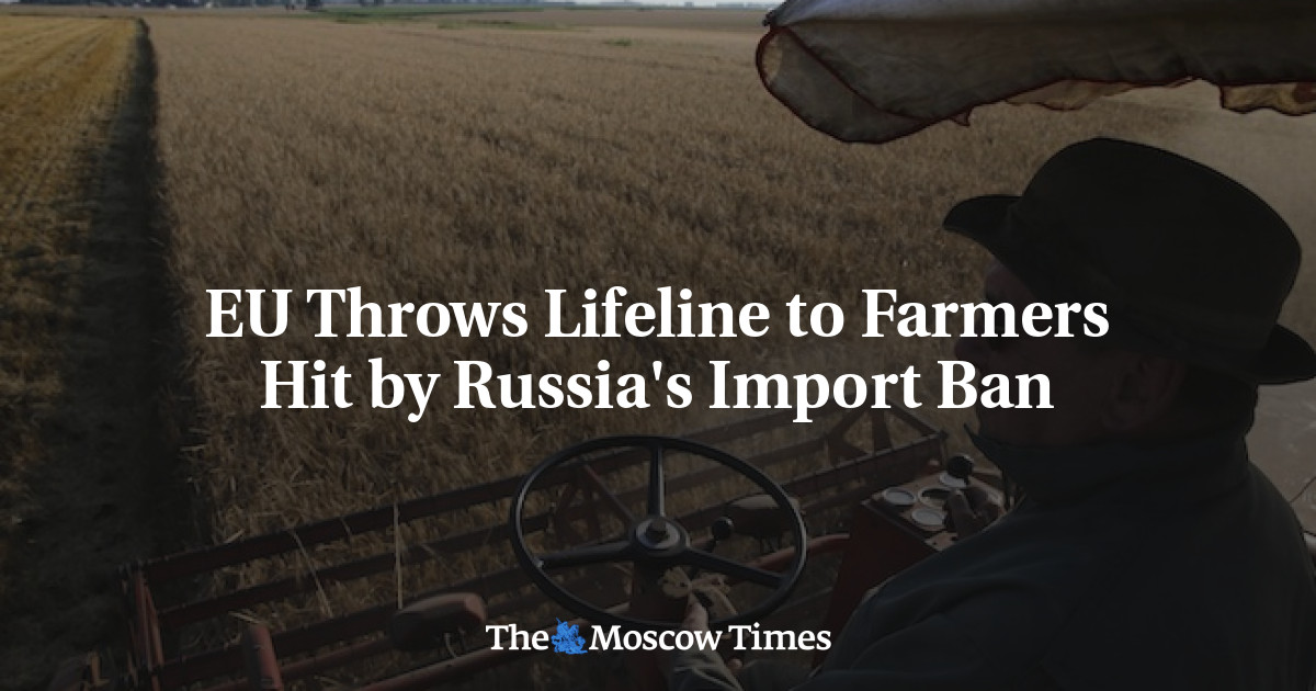 UE memberikan dana talangan kepada petani yang terkena dampak larangan impor Rusia