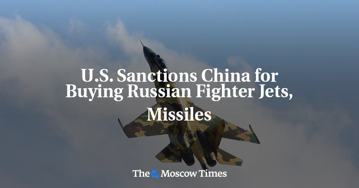 AS memberikan sanksi kepada China atas pembelian jet tempur Rusia, rudal