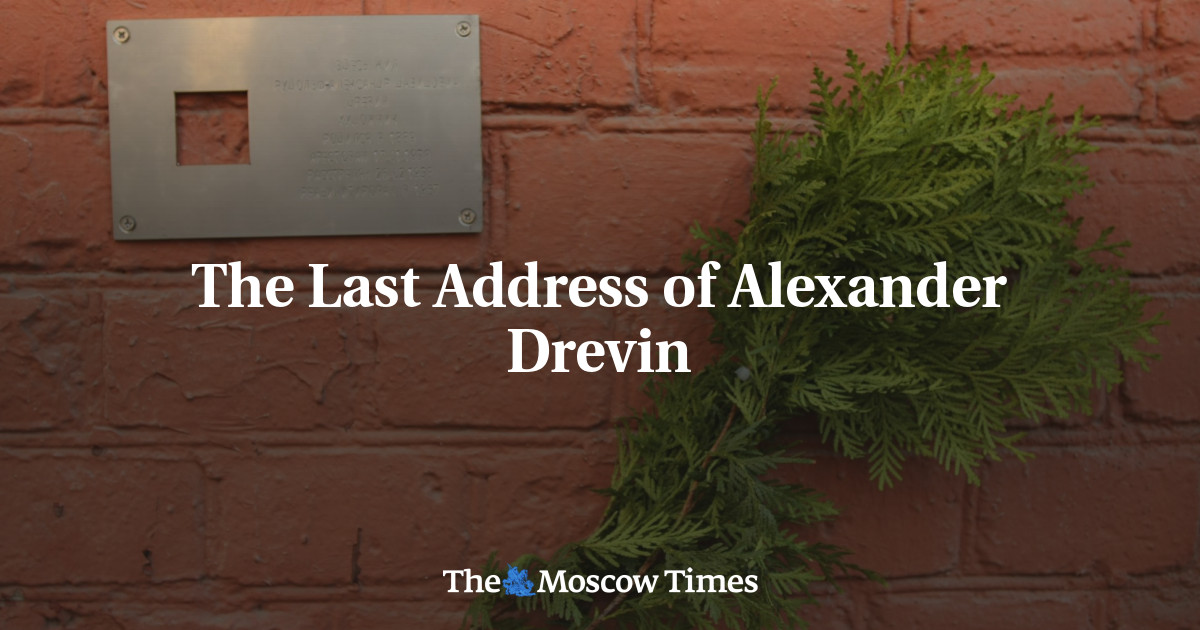 Pidato terakhir Alexander Drevin