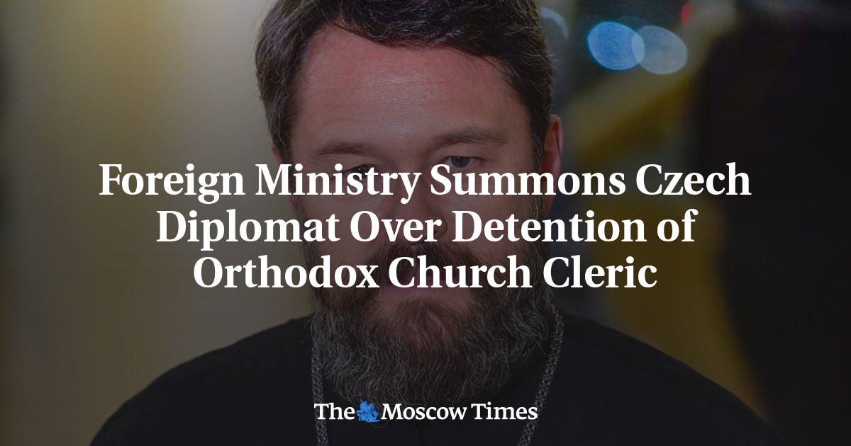 Foreign Ministry Summons Czech Diplomat Over Detention of Orthodox Church Cleric