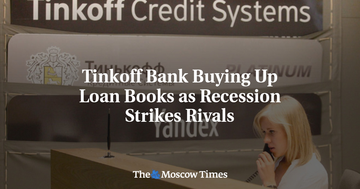 Tinkoff Bank membeli buku pinjaman saat resesi melanda saingannya