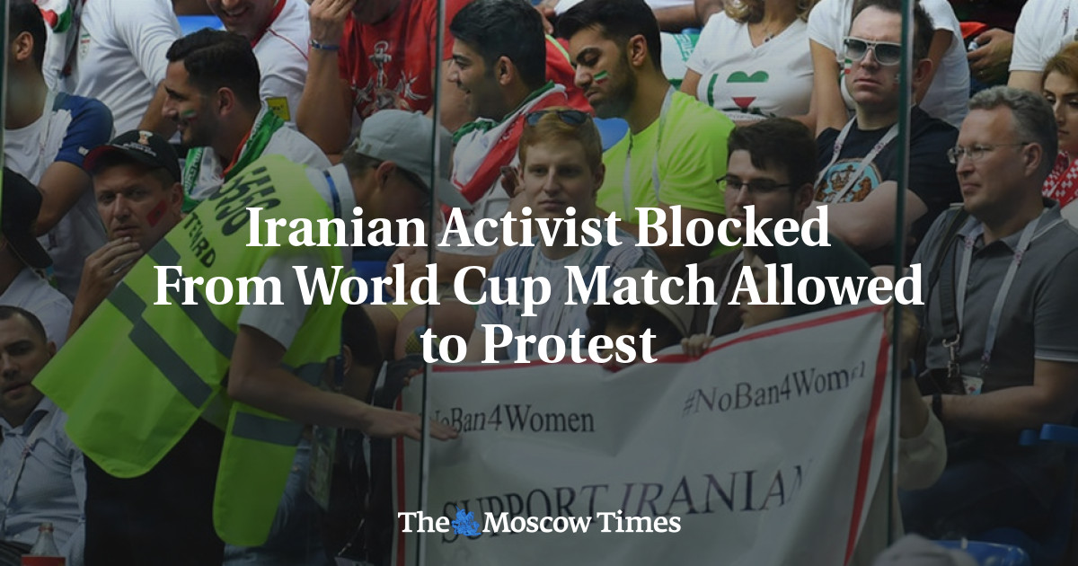 Aktivis Iran diblokir dari pertandingan Piala Dunia, diizinkan untuk protes