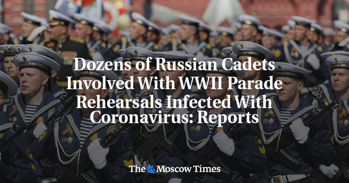 Lusinan kadet Rusia yang terlibat dalam latihan Parade Perang Dunia II terinfeksi virus corona: laporan