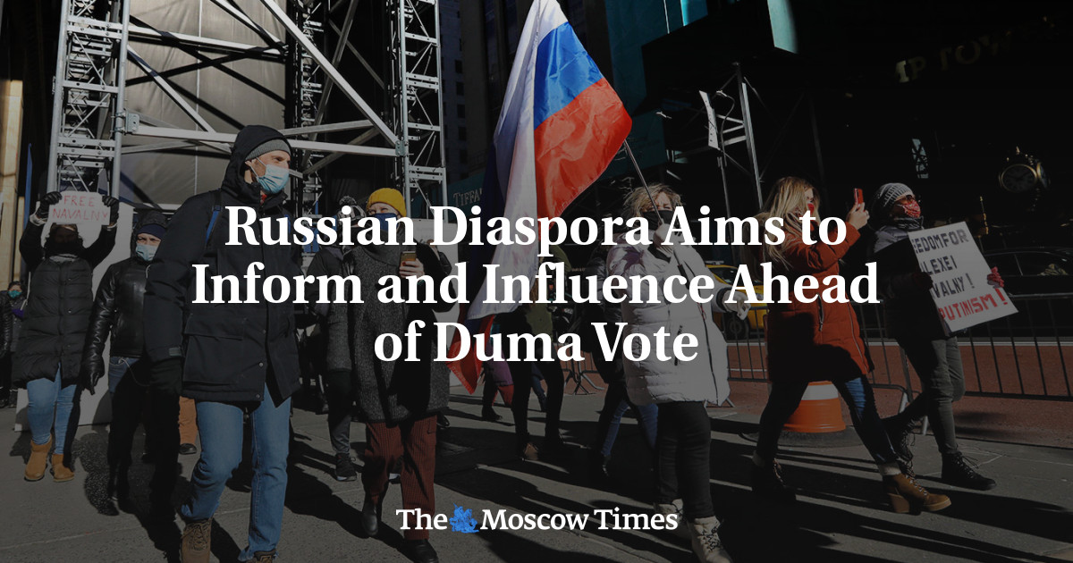 Russian Diaspora Aims to Inform and Influence Ahead of Duma Vote - The ...