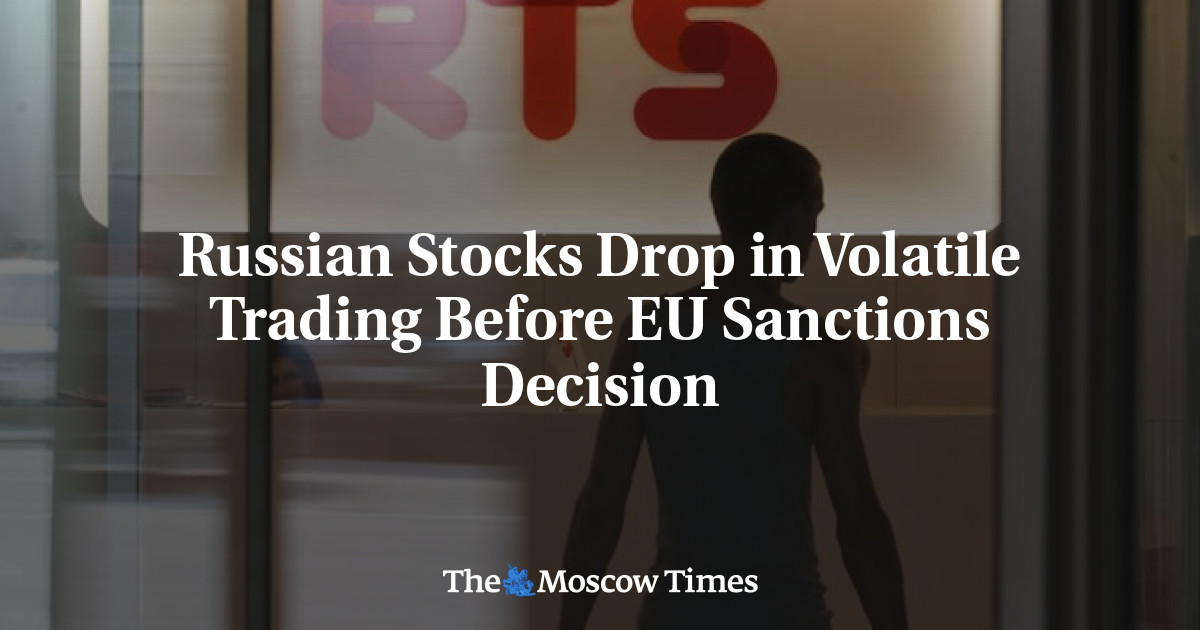 Saham Rusia jatuh dalam perdagangan yang berombak menjelang keputusan sanksi UE