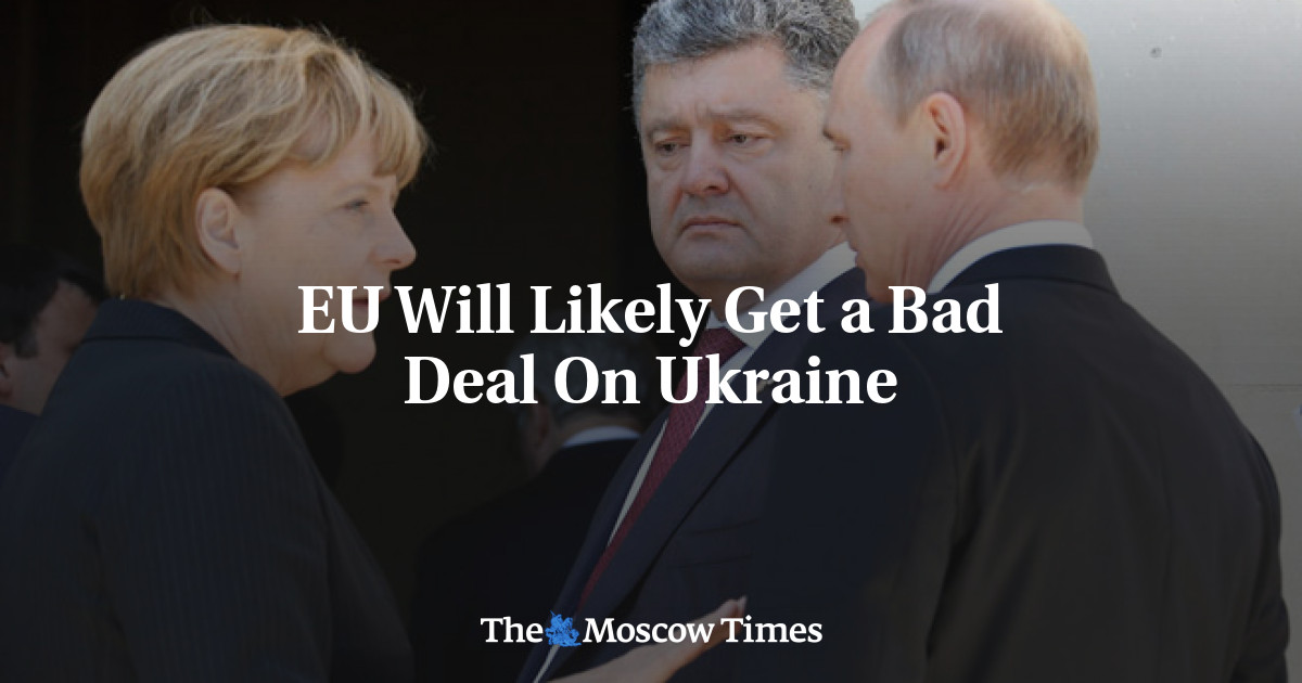 UE kemungkinan akan mendapatkan kesepakatan yang buruk dengan Ukraina