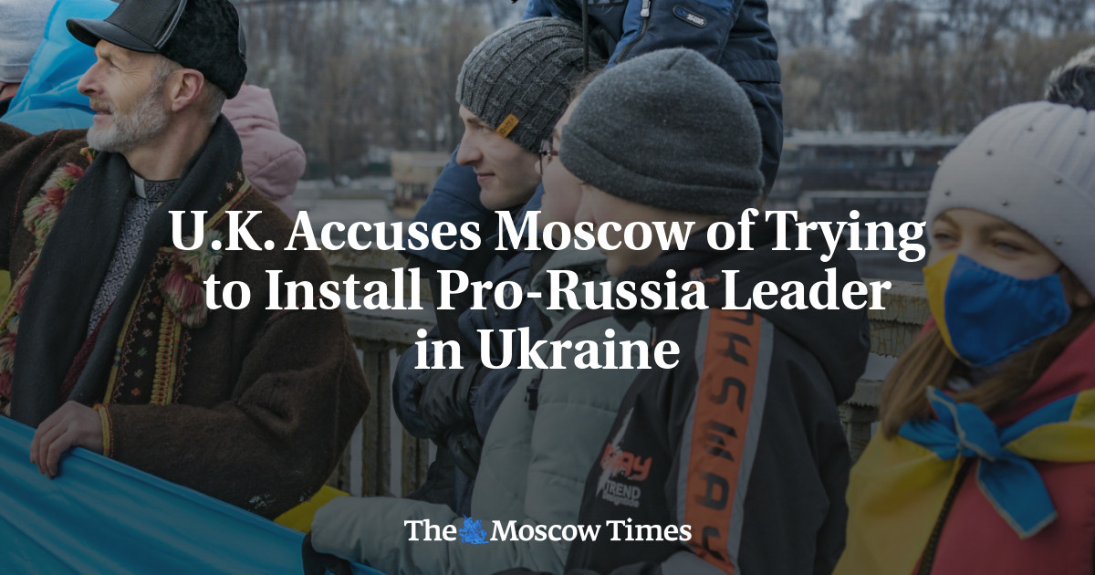 Inggris menuduh Moskow mencoba memasang pemimpin pro-Rusia di Ukraina