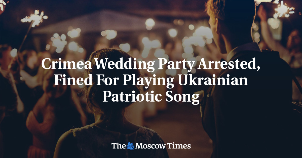 Участников крымской свадьбы арестовали и оштрафовали за исполнение украинской патриотической песни