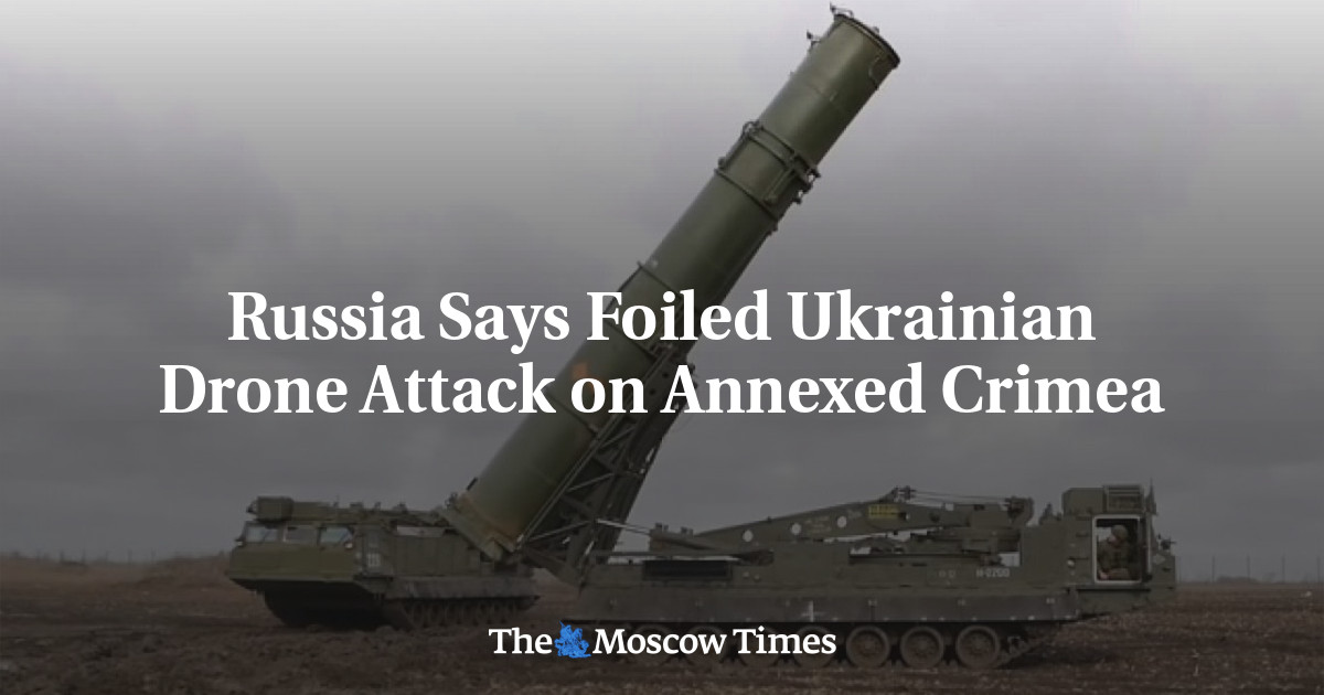 Russia Says Foiled Ukrainian Drone Attack on Annexed Crimea - The ...