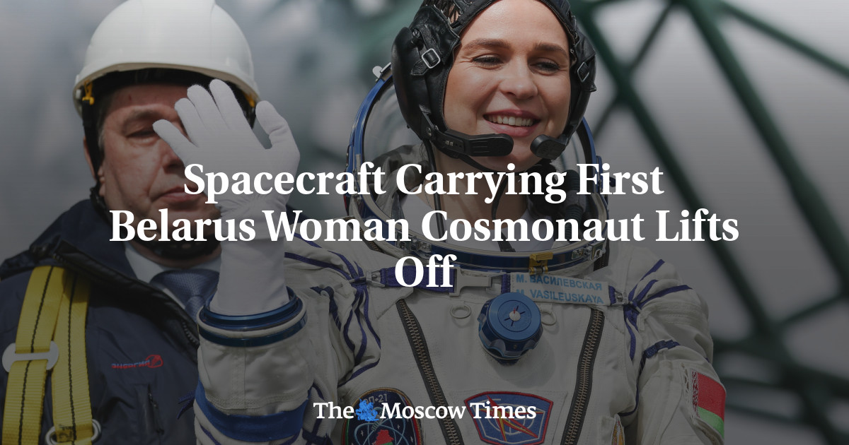 Космический корабль с первым белорусским космонавтом взлетел