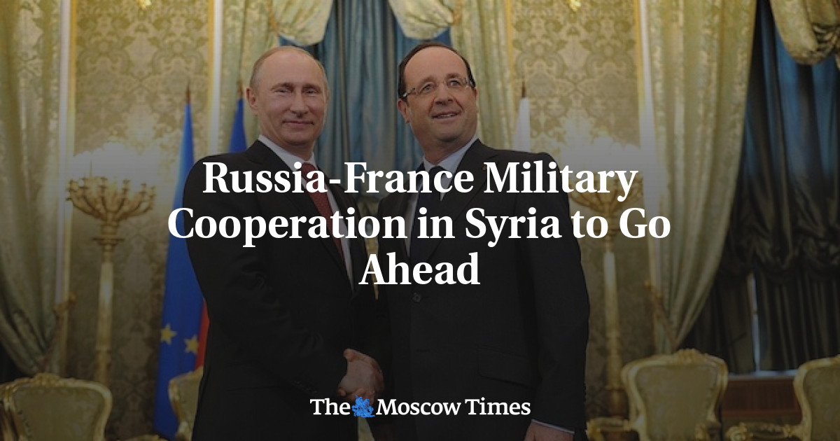 Russia-France Military Cooperation in Syria to Go Ahead