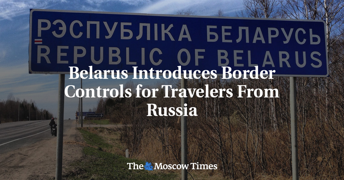 Беларусь вводит пограничные ограничения для путешественников из России