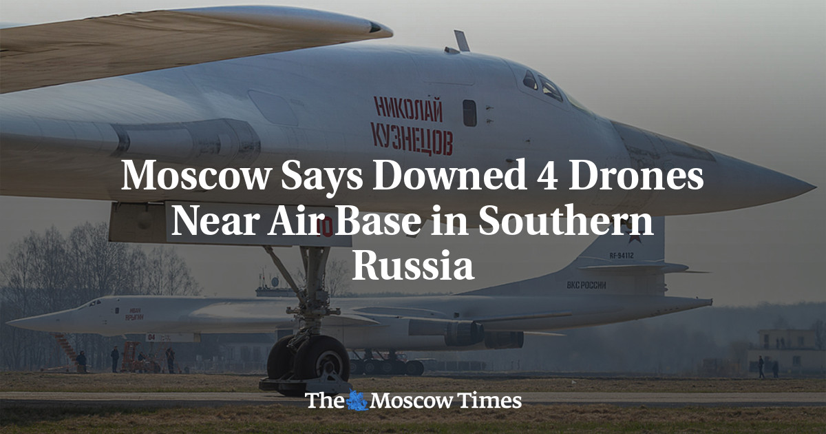 Moscow Says Downed 4 Drones Near Air Base in Southern Russia - The ...