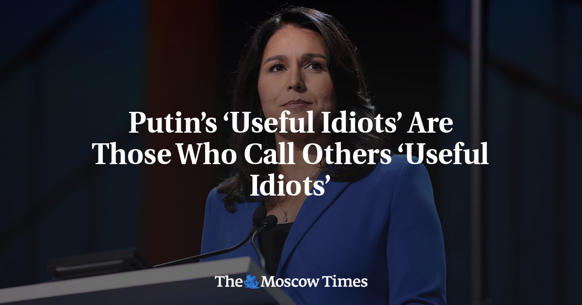 ‘Idiot berguna’ Putin adalah mereka yang menyebut orang lain ‘idiot berguna’