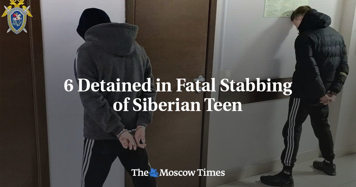 6 Detained in Fatal Stabbing of Siberian Teen