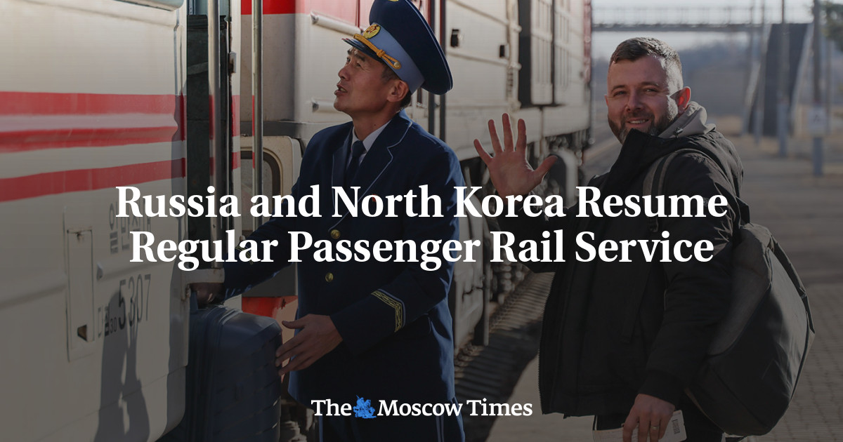 Russia and North Korea Resume Regular Passenger Rail Service