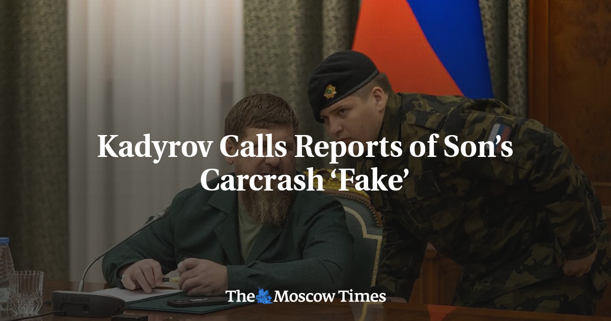 Kadyrov Calls Reports of Son’s Carcrash ‘Fake’